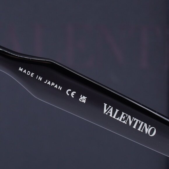 Valentino V-TALE II VLX-139A Aviator Eyeglasses 52mm - Shiny Black - Picture 10 of 11